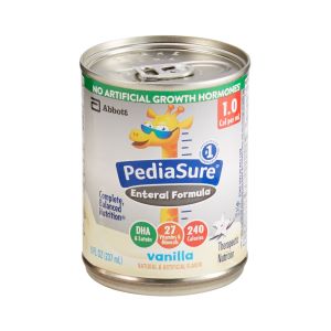 PEDIASURE, 1.0 CAL VANILLA  8 OZ, 24/CS