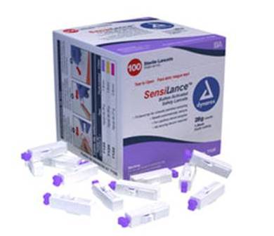 LANCETS, SAFETY 28G 1.8M DEPTH 100/BX 10BX/CS