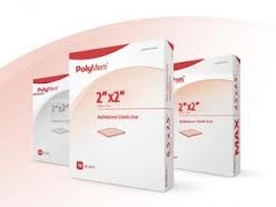 DRESSING, POLYMEM, 2X2 ADH CLOTH, 100/CS DRESSING, POLYMEM, 2X2 ADH CLOTH, 100/CS
