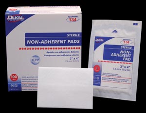 DRESSING, NON-ADHERING 2X3", W/ADH, 100/BX