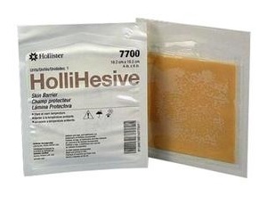 WIPES, SKIN BARRIER HOLLIHESIVE, 4X4\" NS, 5/BX