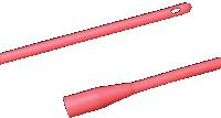 CATH, 16F STRAIGHT RED RUBBER 16", EACH