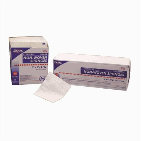 GAUZE, 2\"X2\" 12 PLY N/S 200/BAG