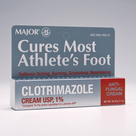 CREAM, CLOTRIMAZOLE (ANTIFUNGAL) 1%, 1 OZ TUBE, EACH