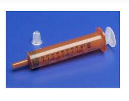 SYRINGE, ORAL,  6ML AMBER, BOX, 100/BX