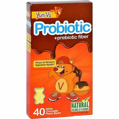 PROBIOTIC, WHITE CHOCOLATE PLUS FIBER, 40 COUNT