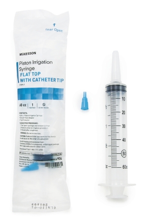 SYRINGE, 60CC CATH TIP, EACH