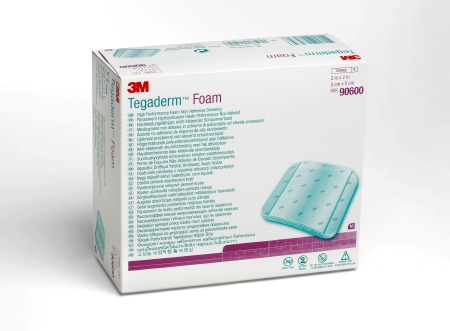 DRESSING, TEGADERM 2X2 FOAM W/O BORDER STERILE