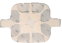 DRESSING, TEGADERM FOAM, SMALL OVAL, 4X4.5", 10/BX DRESSING, TEGADERM FOAM, SMALL OVAL, 4X4.5", 10/BX