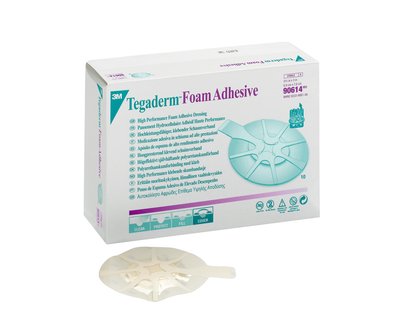 DRESSING, TEGADERM FOAM, MINI-OVAL, 2.75X3", 10/BX