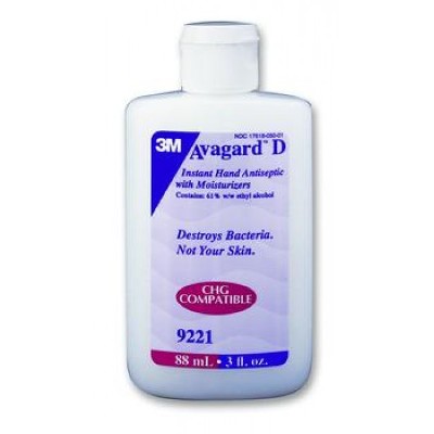 HAND SANITIZER 3oz ANTISEPTIC, AVAGARD D  EA