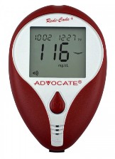 GLUCOMETER, ADVOCATE REDI-CODE+, 450 TEST MEMORY, 7 SECOND RESUL