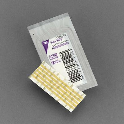 STERI-STRIP 1/8"X3" ANTIMICROBIAL, NON-WOVEN, STERILE, 50PK/BX