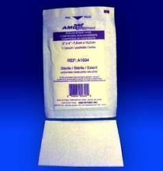 DRESSING, RAYON 3X4" NON-ADHERING, STERILE, 100/BX