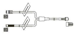 EXT SET, 6\", Y-TYPE LARGE BORE 50/CS