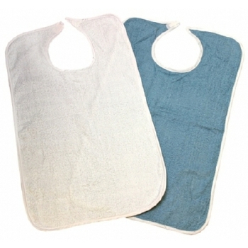 BIB, TERRY CLOTH 18X34 BLUE