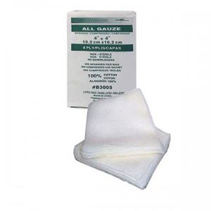 GAUZE, 4"X4" 8 PLY N/S 200/BAG GAUZE, 4"X4" 8 PLY N/S 200/BAG