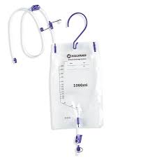 DRAINAGE SYSTEM, ENFIT 1000ML ENTERAL W/ TUBING, 30/CS