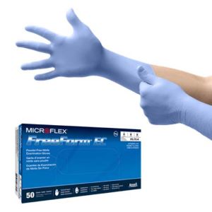 GLOVES, NITRILE PF, XXL 50/BX