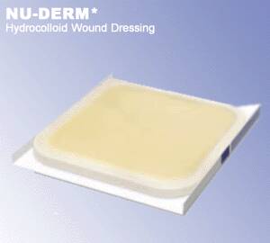 DRESSING, NU-DERM HYDROCOLLOID 4X4" STANDARD (THICK), FOAM BACKI DRESSING, NU-DERM HYDROCOLLOID 4X4" STANDARD (THICK), FOAM BACKI