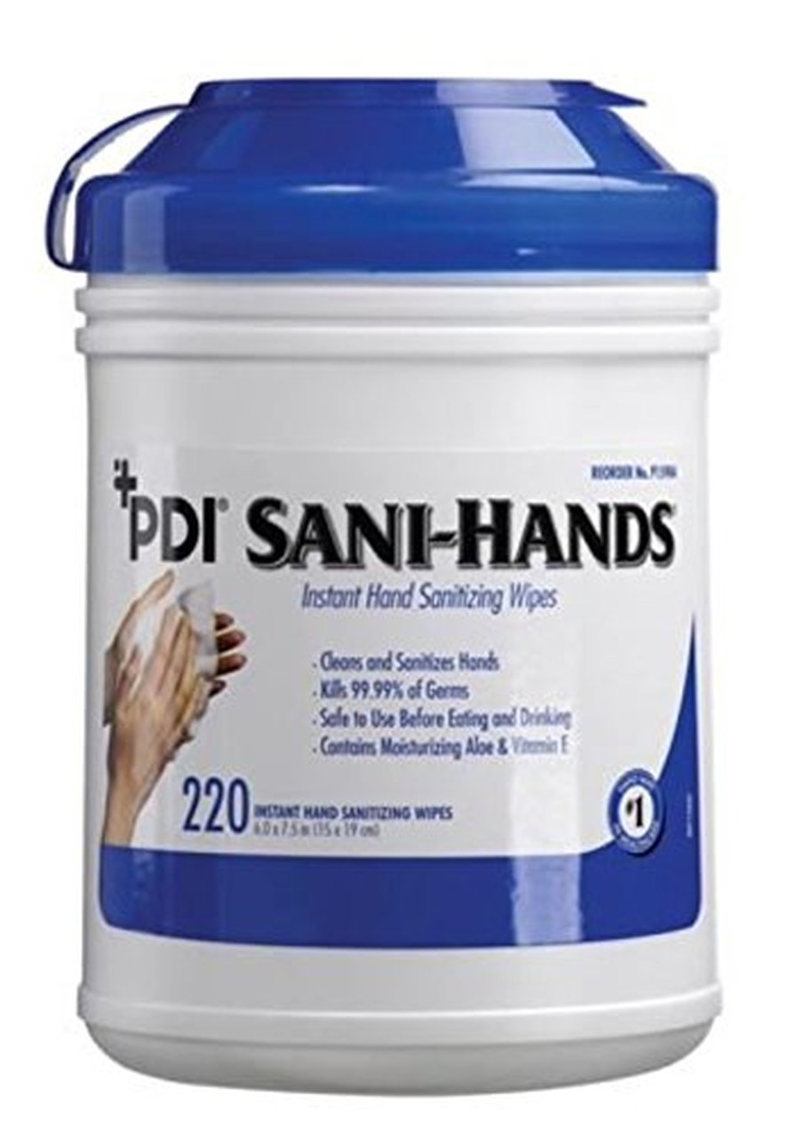 WIPES, SANITIZING SANI-HANDS 6X7.5 220/TUB EACH WIPES, SANITIZING SANI-HANDS 6X7.5 220/TUB EACH