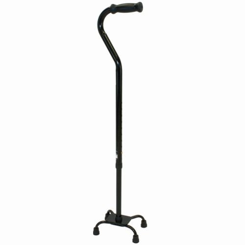 CANE, QUAD BARIATRIC, SMALL BASE, BLACK, EACH