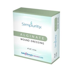 DRESSING, CALCIUM ALGINATE 4X4, 10/BX