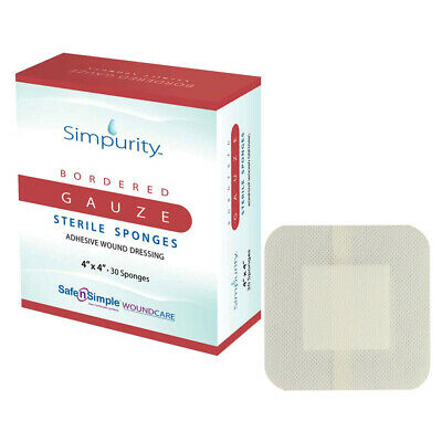 GAUZE, BORDERED, 4X4", STERILE, 25/BX 16/CS GAUZE, BORDERED, 4X4", STERILE, 25/BX 16/CS
