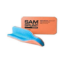 SPLINT, SAM FINGER ORANGE/BLUE EACH 300/CASE