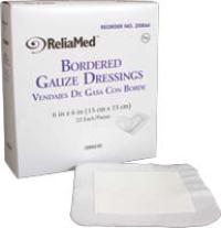 GAUZE, BORDERED, 6X6", STERILE, 25/BX GAUZE, BORDERED, 6X6", STERILE, 25/BX