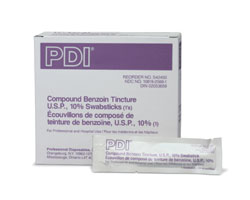 SWABSTICK, BENZOIN 10% 1'S 50/BX; 10BX/CS SWABSTICK, BENZOIN 10% 1'S 50/BX; 10BX/CS