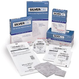 DRESSING, SILVERCEL 2"X2" 10/BX, ANTIMICROBIAL ALGINATE, DRESSING, SILVERCEL 2"X2" 10/BX, ANTIMICROBIAL ALGINATE,